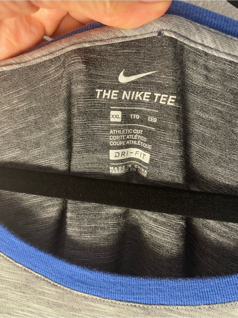 Nike Florida Gators Dri-FIT Tee Women 2x Gray Blue Orange NCAA - Picture 4 of 7